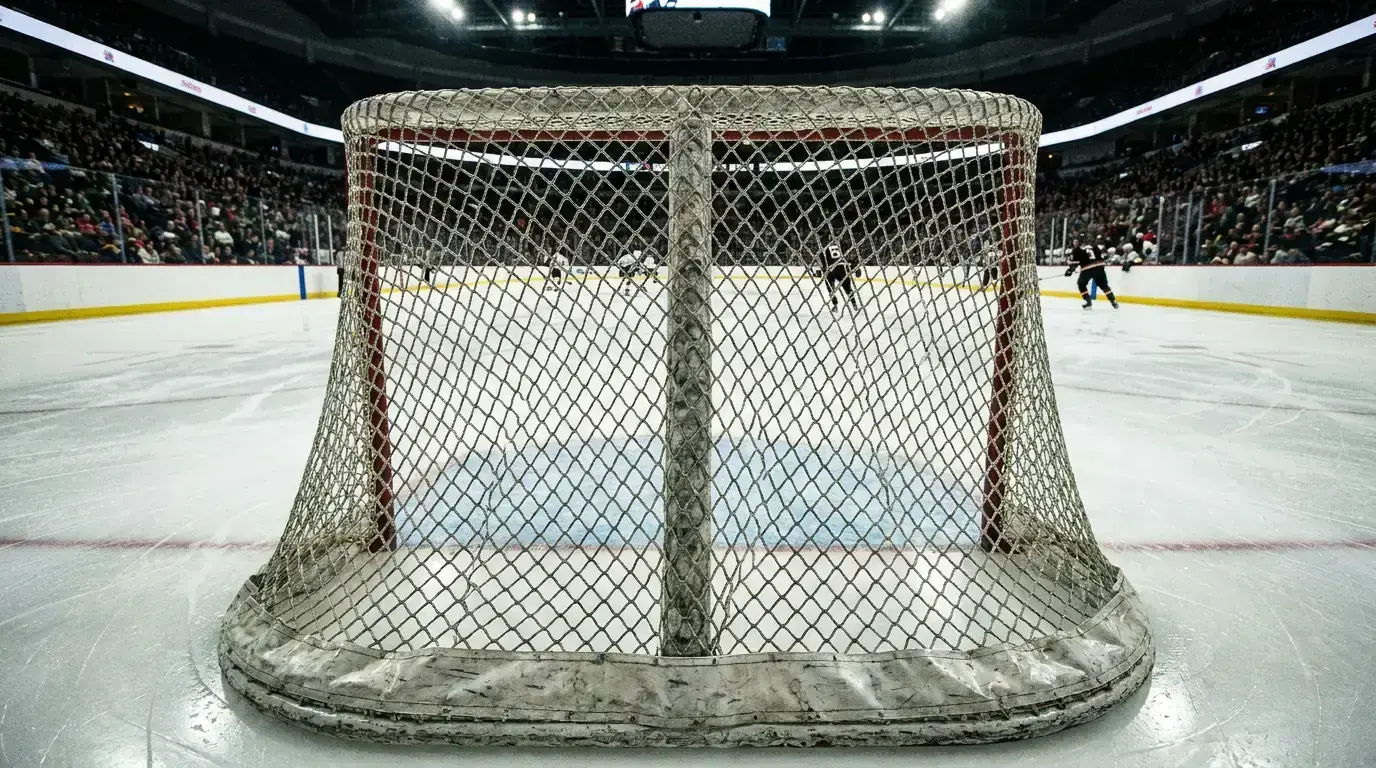 Empty net situation with NHL goalie pulled for extra attacker