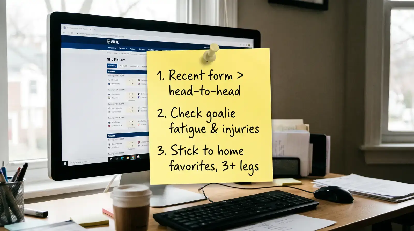 Criteria list for selecting NHL accumulator legs wisely