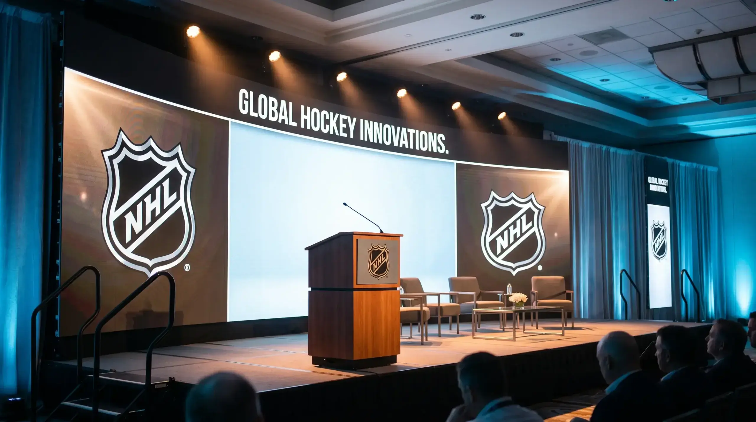 NHL league office partnership announcement with prediction markets