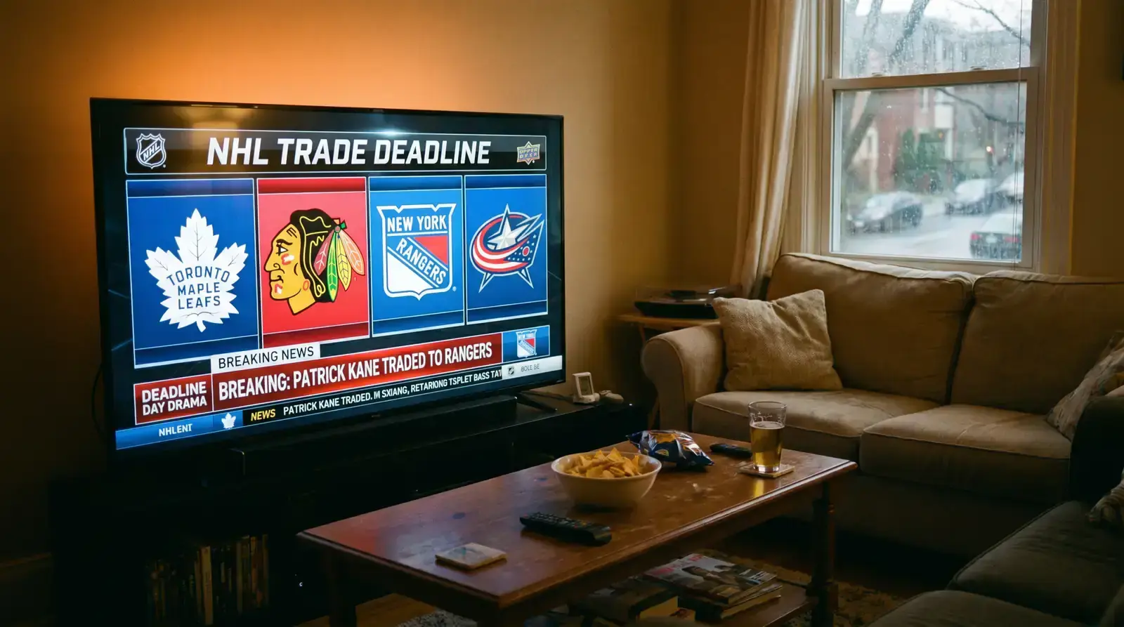 NHL trade deadline news affecting Stanley Cup futures odds