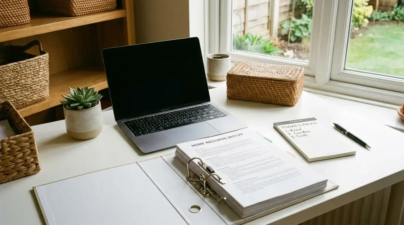 Organised workspace of a patient NHL value bettor with records