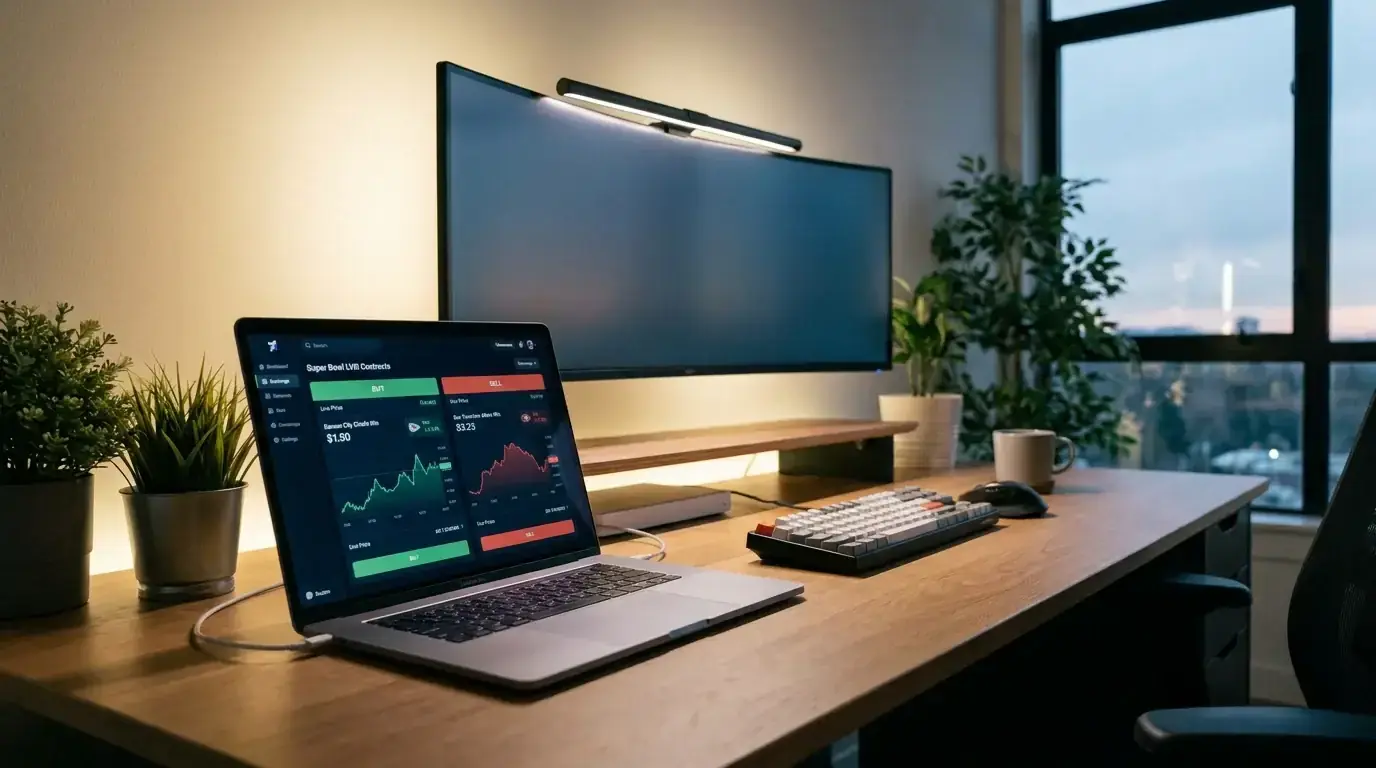 Prediction market exchange concept compared to traditional sportsbook